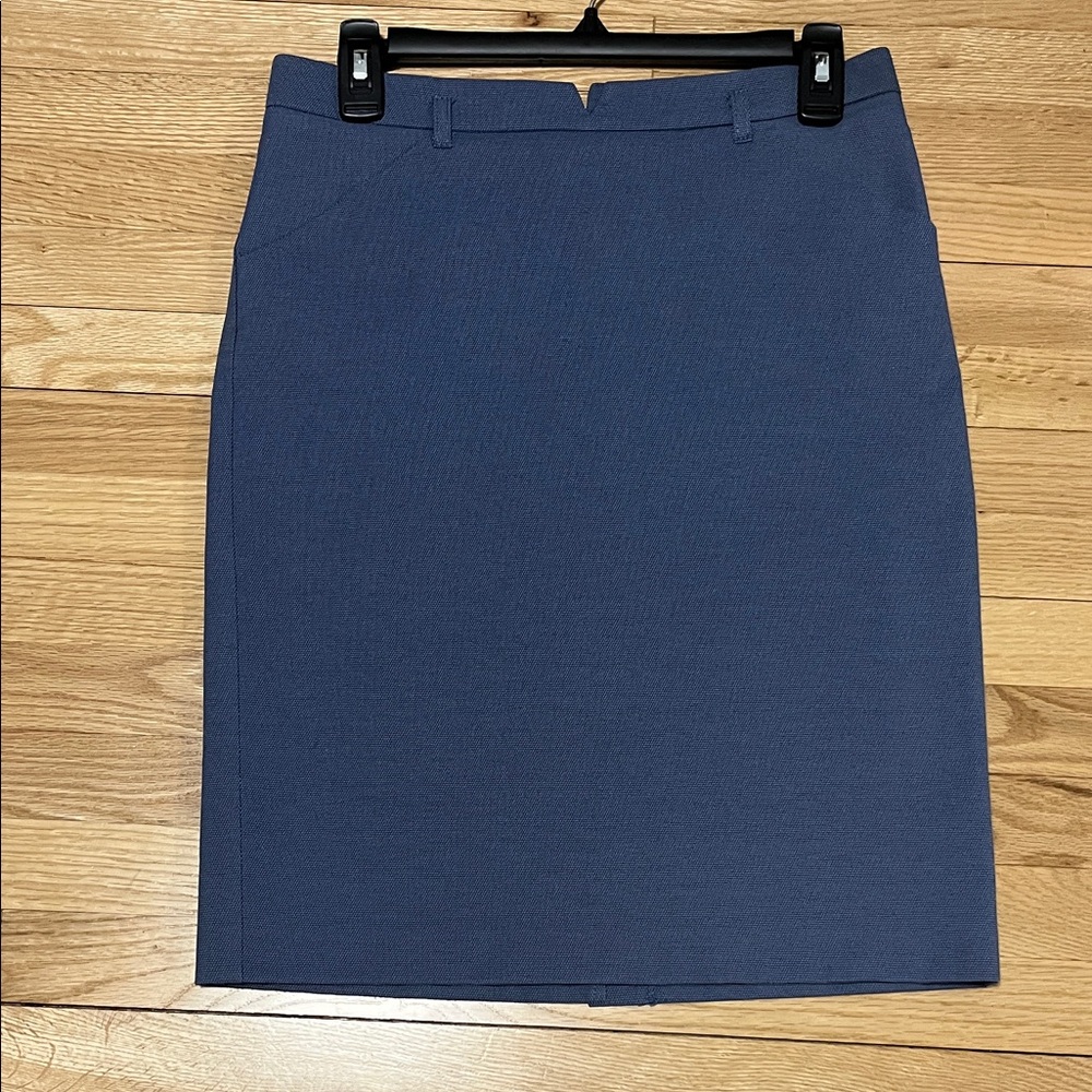 Tristan Navy Pencil Skirt